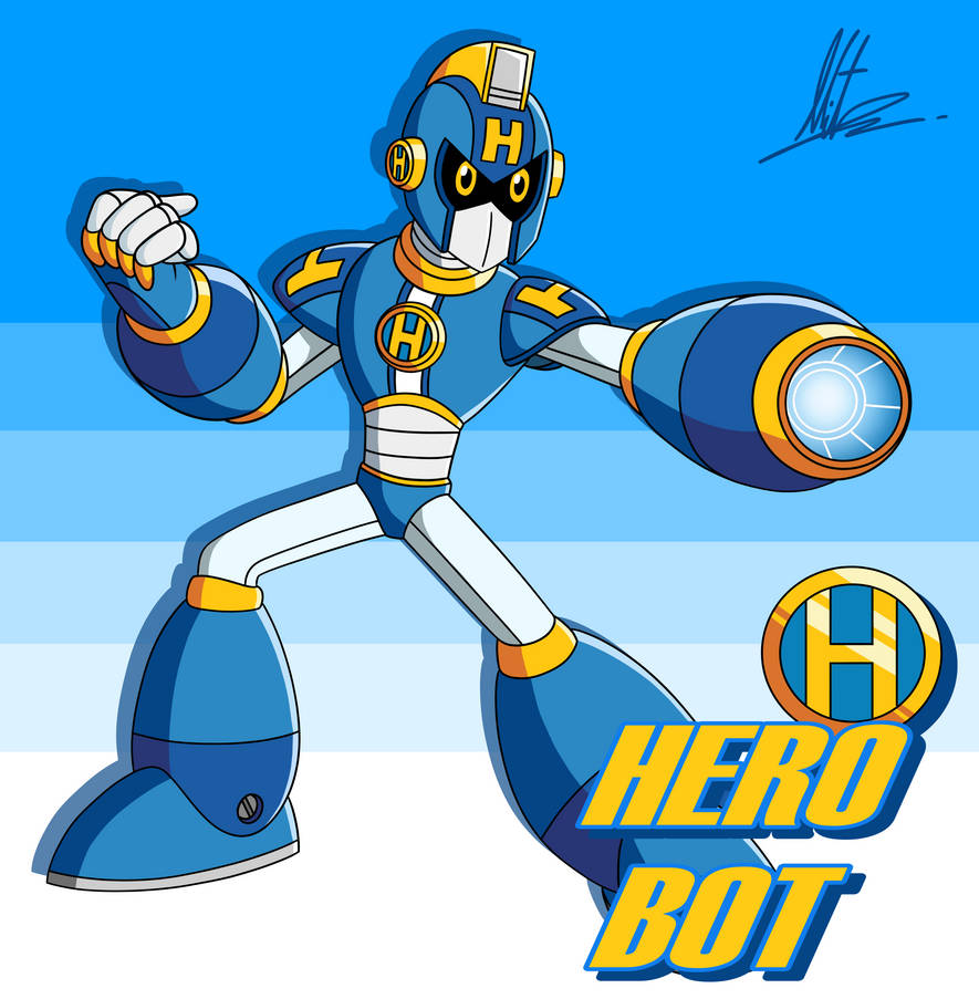 Hero Bot by RadiumIven on DeviantArt