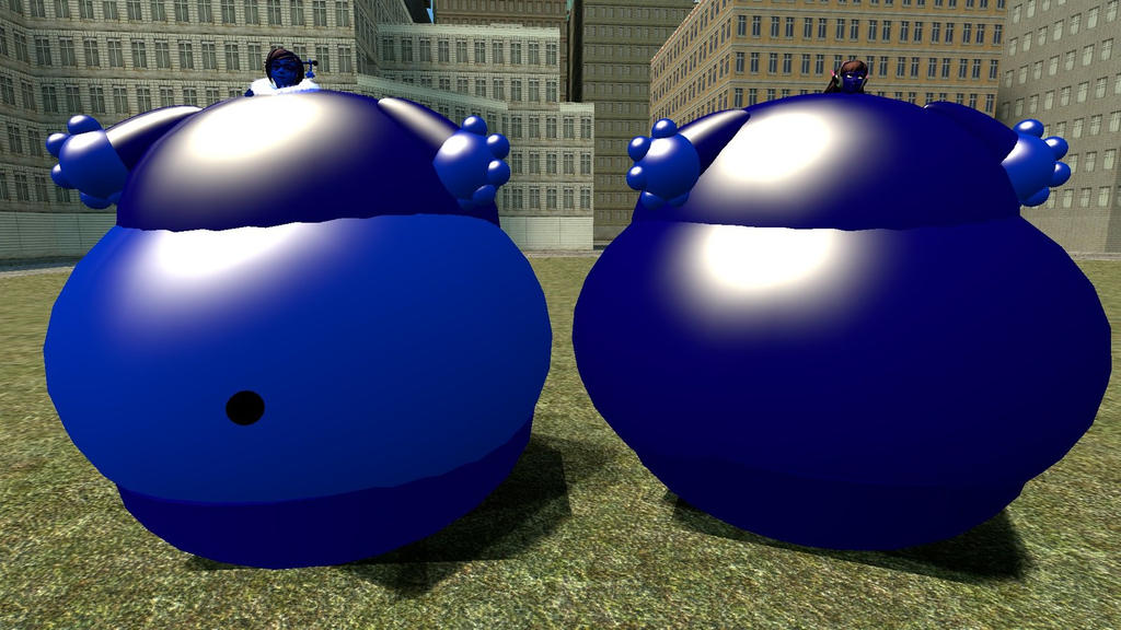 Mei And D Va Blueberry Inflation Part 2 by MrYingYangDreamer on DeviantArt
