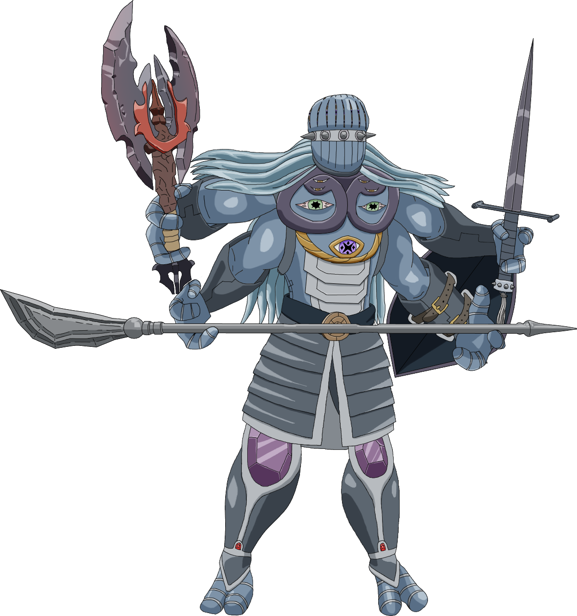 Zatch Bell Oc Argus The Iron Titan By Tdpneji On Deviantart