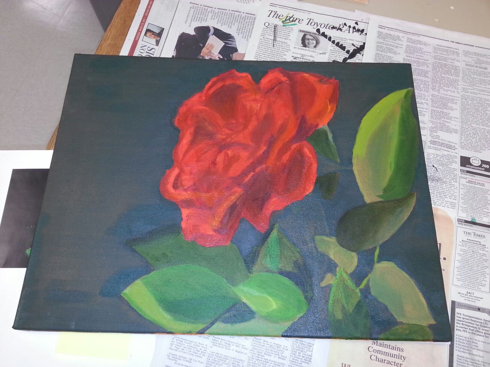 Unfinished Rose