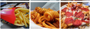 divider | fries and onion rings