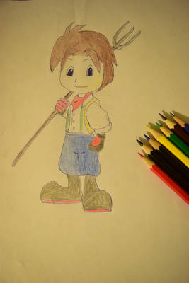 Harvest moon character