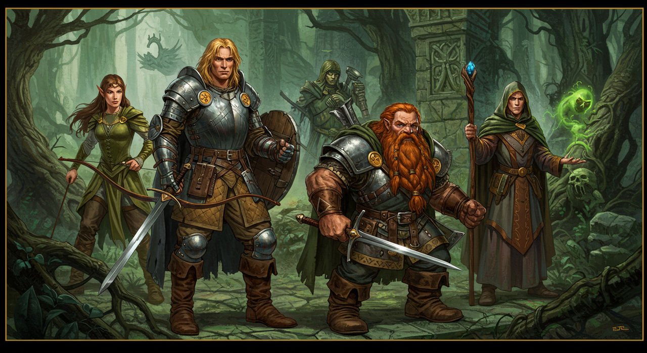 Adventureres Part Adventurers Commence Upon Their Quest by ThomasBarclay on DeviantArt