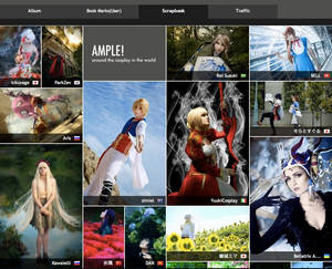 We are Japanese cosplay photo sharing site AMPLE!