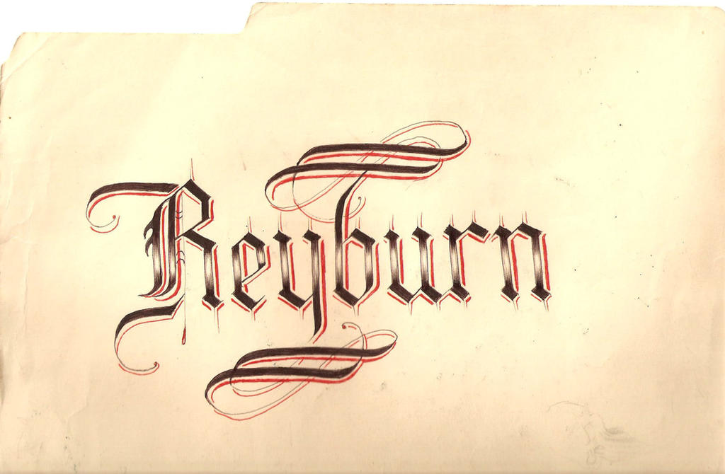 Calligraphy Rey Reyburn Calligraphy by justburnt1 on DeviantArt