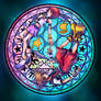 One Heartstation - Sora and Kairi Stained Glass