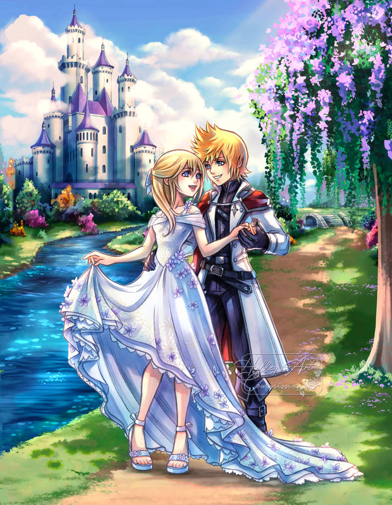 Fairytale - Roxas and Namine by HolleysArt on DeviantArt