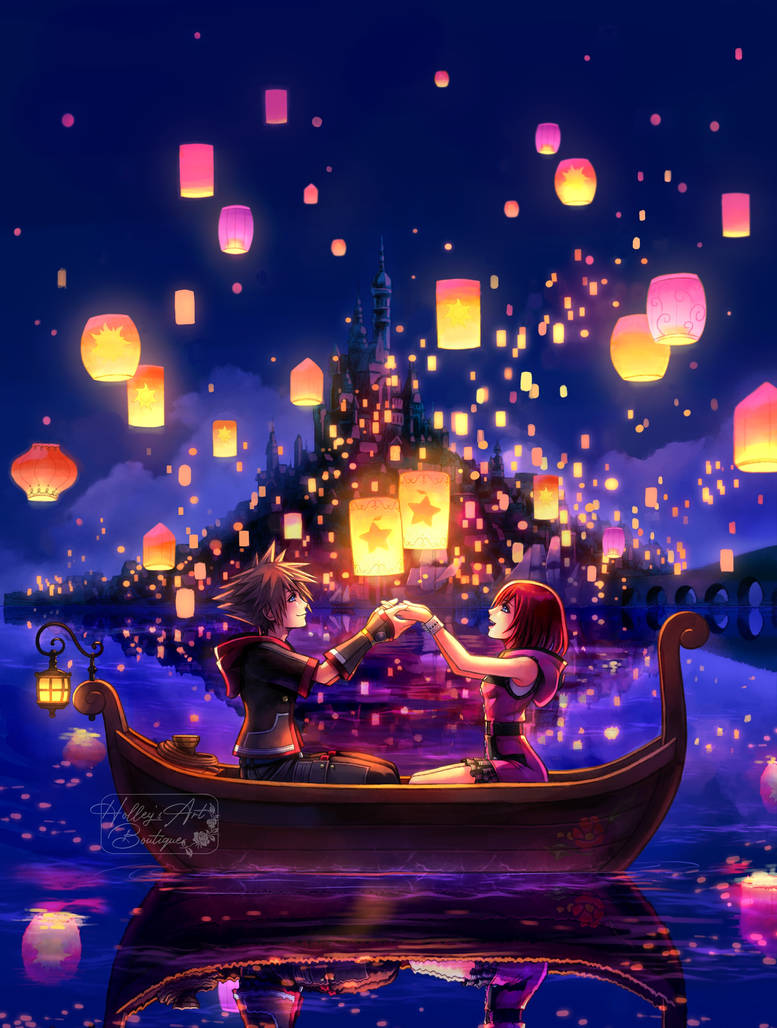 Sora Float KH3 Sora and Kairi Floating Lights by HolleysArt on DeviantArt