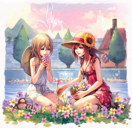 Kairi and Namine