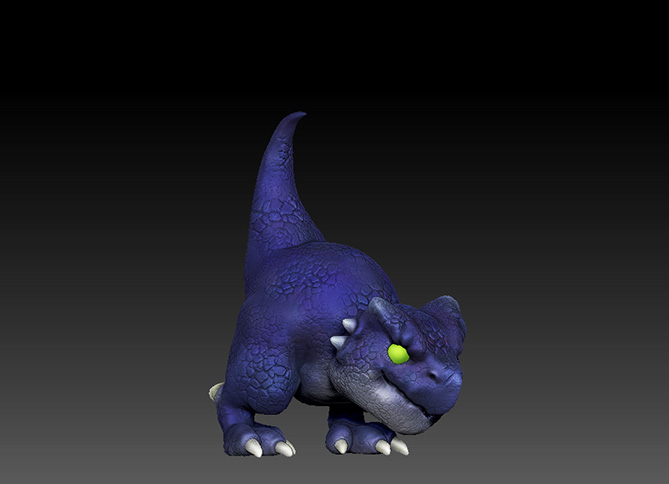 purple fat dragon