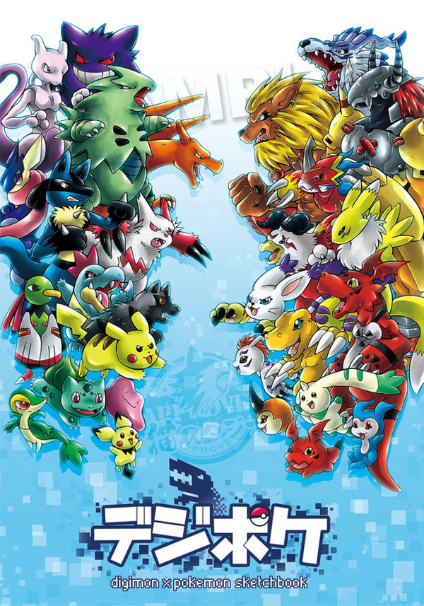 Digimon VS Pokemon by SuperMisurino on DeviantArt
