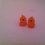 Zingy - 'EDF Energy' mascot stud earrings