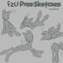 Free to Use Pose Sketches