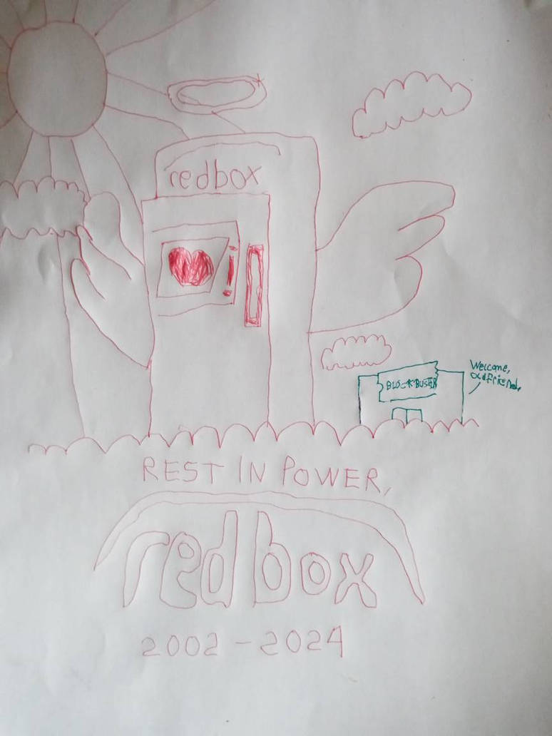Farewell, Redbox. (SKETCH) by TheAnimationFan2007 on DeviantArt