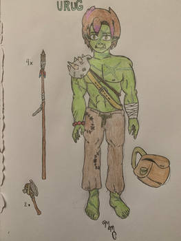 Urug the adventurous Half-Orc