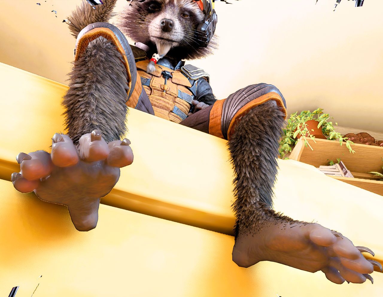 Rocket Raccoon Feet 13 by Mosquito-Meyers on DeviantArt