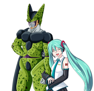 Perfect Cell x Hatsune Miku