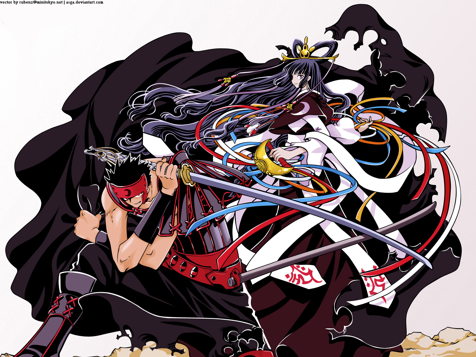 Kurogane and Tomoyo