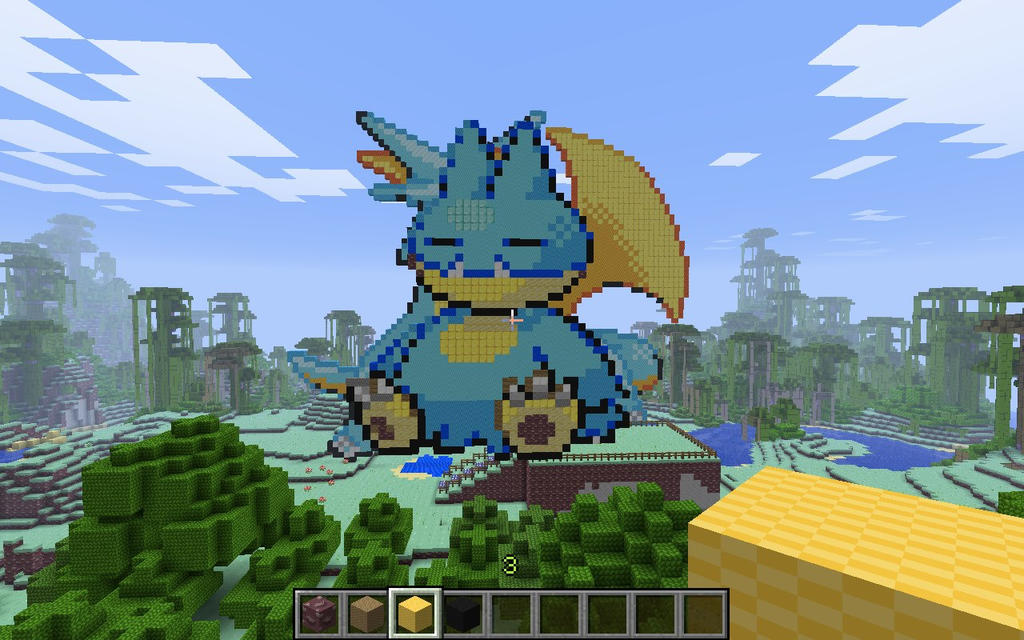 Munchlax Minecraft By Najjou On Deviantart