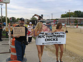 Protesting PETA