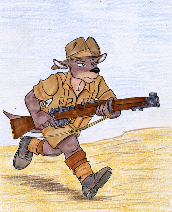 Desert Rat, colored by Rabbi-Tom on DeviantArt