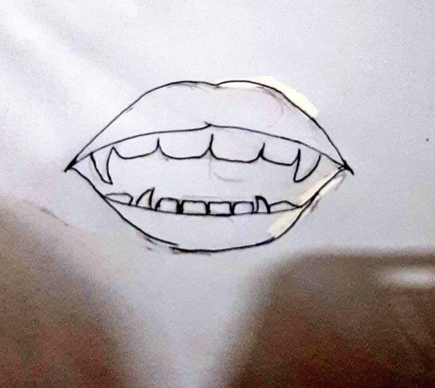 Fangs Shape Tooth Deviantart Teeth by Glaceonpoke01 on DeviantArt