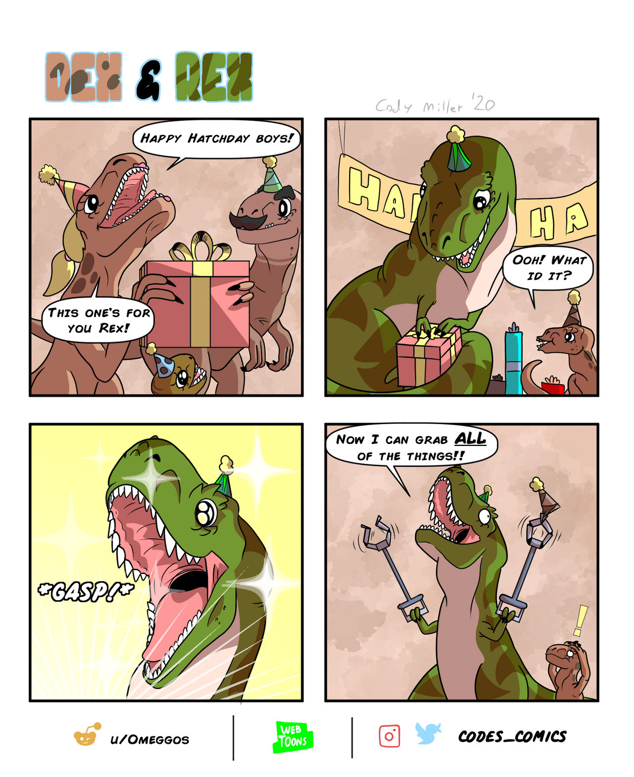 Dex Rex Dex and Rex: Hatchday Surprise by CodesComics on DeviantArt