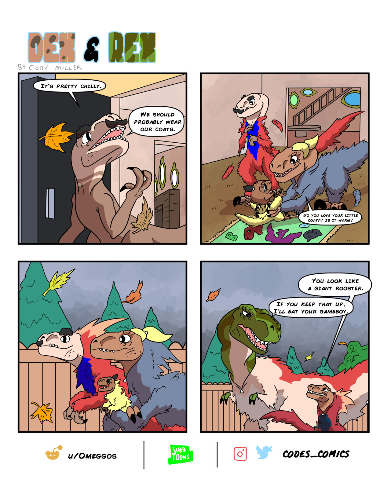 Dex Rex Dex and Rex: Feathers by CodesComics on DeviantArt