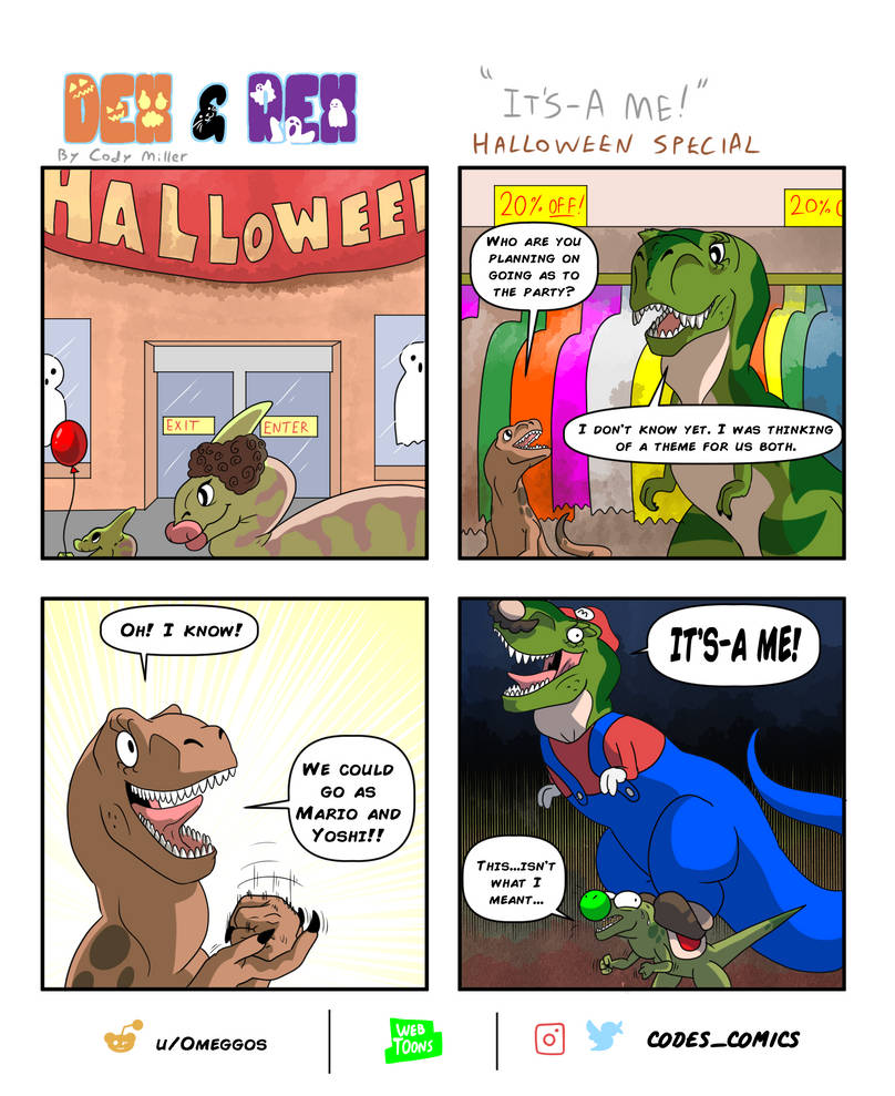 Dex Rex Dex and Rex: It's-A Meee! by CodesComics on DeviantArt