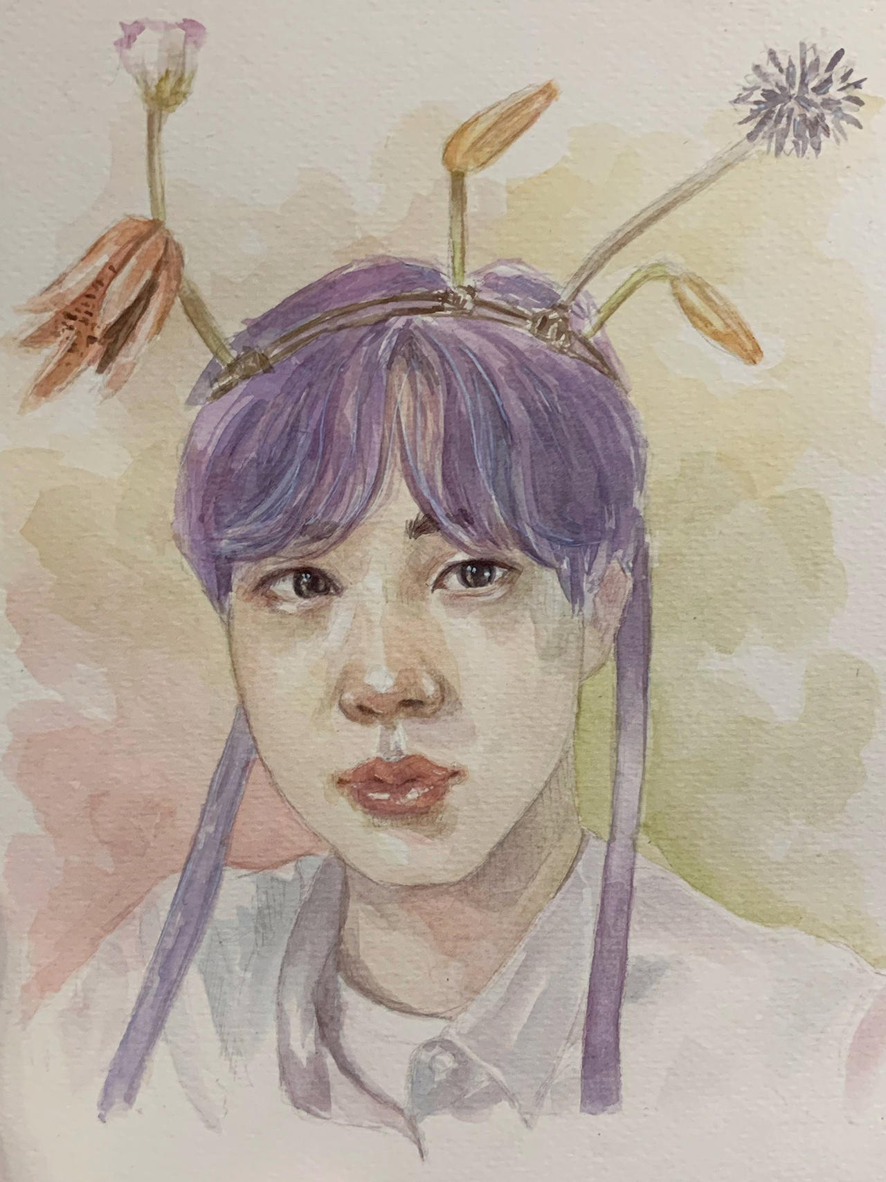 Jin purple hair by poisonadii on DeviantArt Jin purple hair by poisonadii on DeviantArt