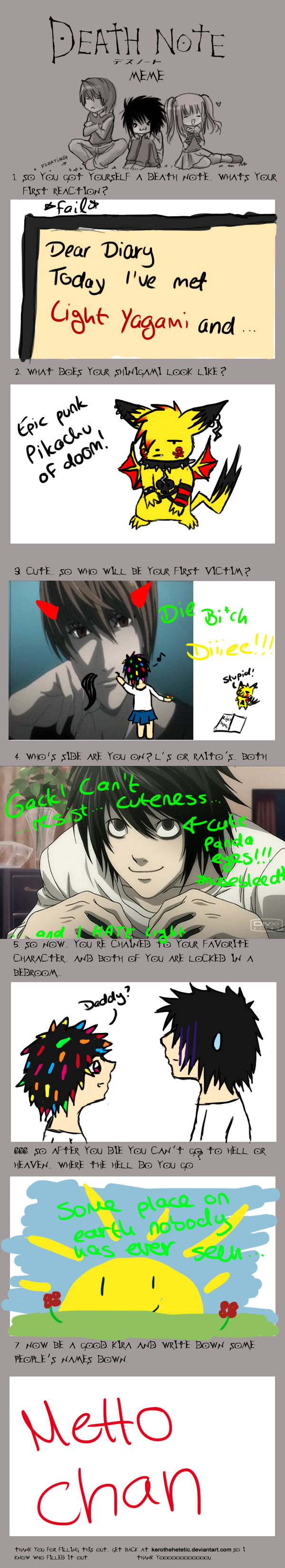 Lyu Chan - Death Note Meme