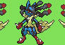 Mega lucario GBA sprite