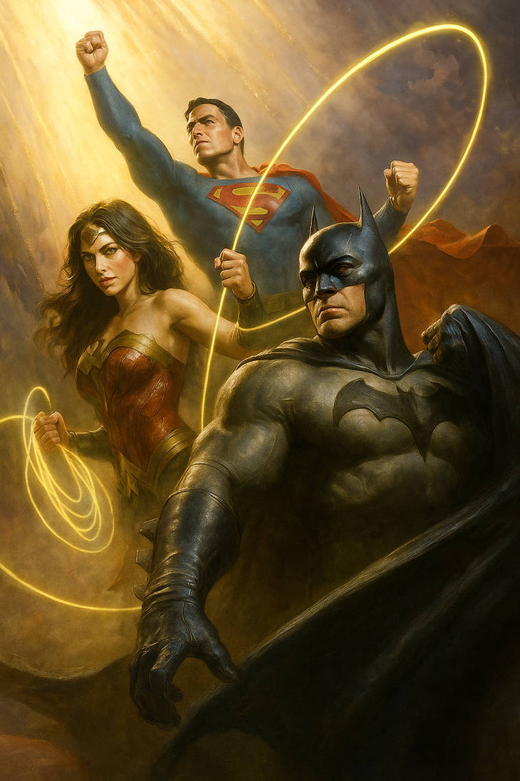 Dc Trinity Character DC Trinity by RaechelJames on DeviantArt