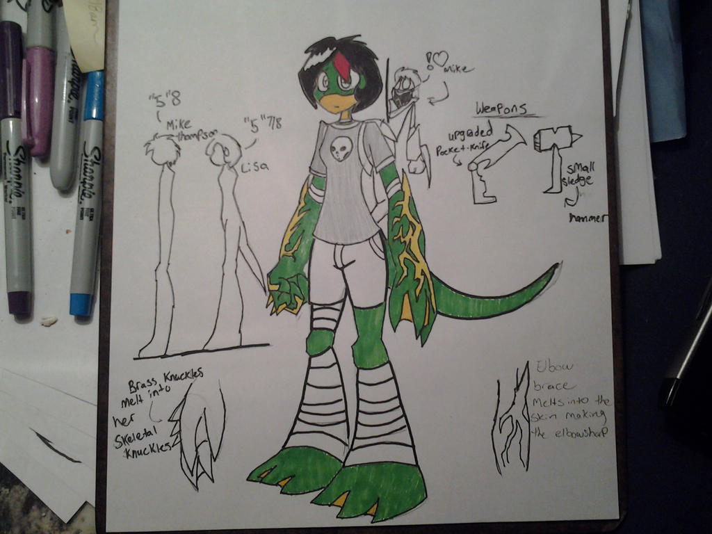 Mutated Design Lisa's Mutant design by wkeeble12 on DeviantArt
