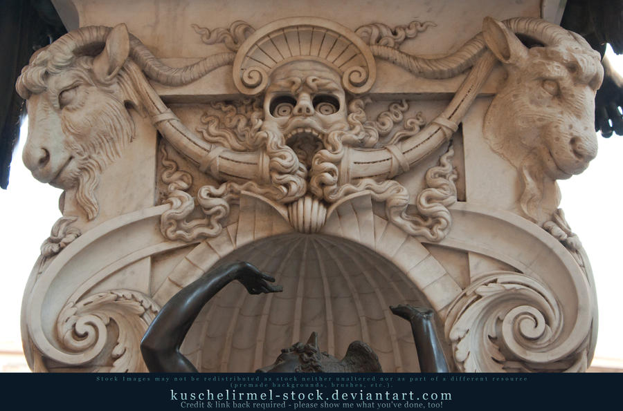 Goat's Head + Skull 1 by kuschelirmel-stock Goat's Head + Skull 1 by kuschelirmel-stock