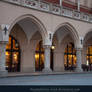 Cloth Hall side view Light in windows