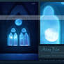 Abbey Blue - Premade Background