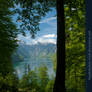 Alpine Lake - Tree - Mountains 02