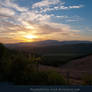 Sunset over Tuscan Hills