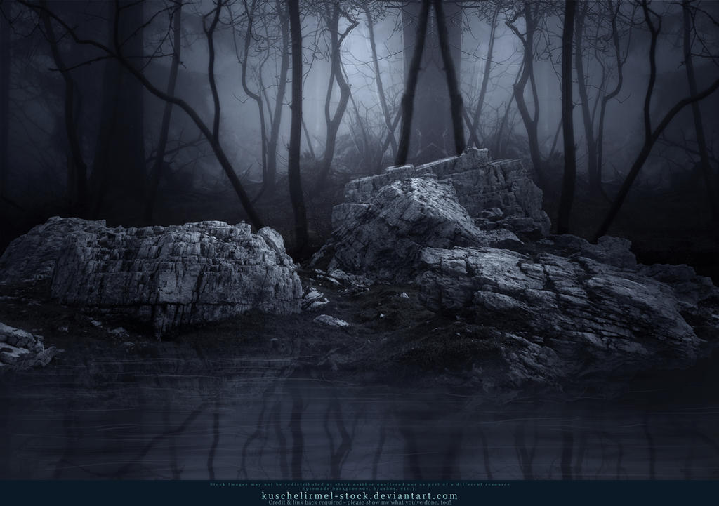 Premade Dark Forest Lake