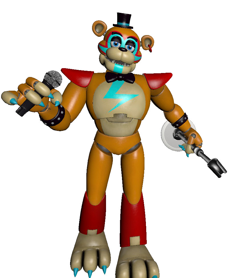 Glamrock Freddy - Renders 1 by Madness666666 on DeviantArt