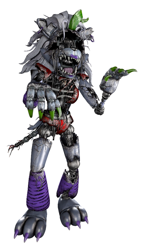 Shattered Roxanne Wolf - Renders 1 by Madness666666 on DeviantArt