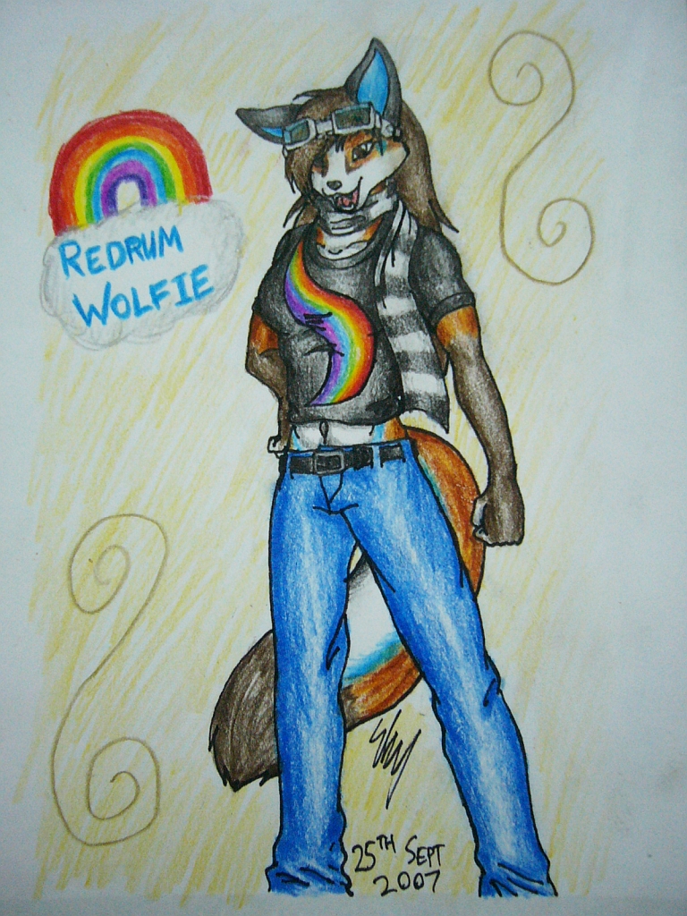 Redrumwolfie New Anthro :D