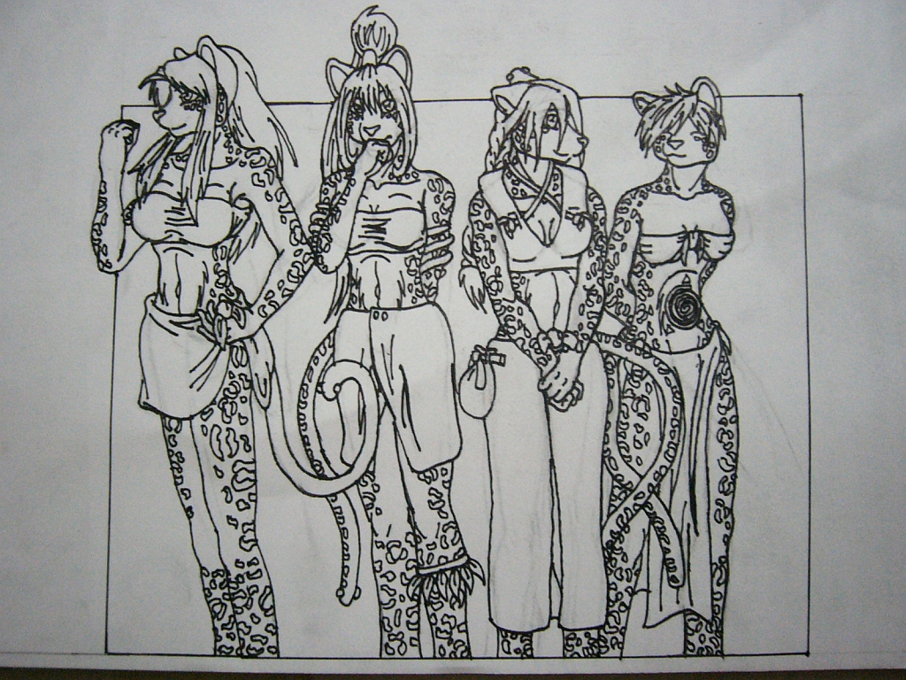 The Sisters -lineart-