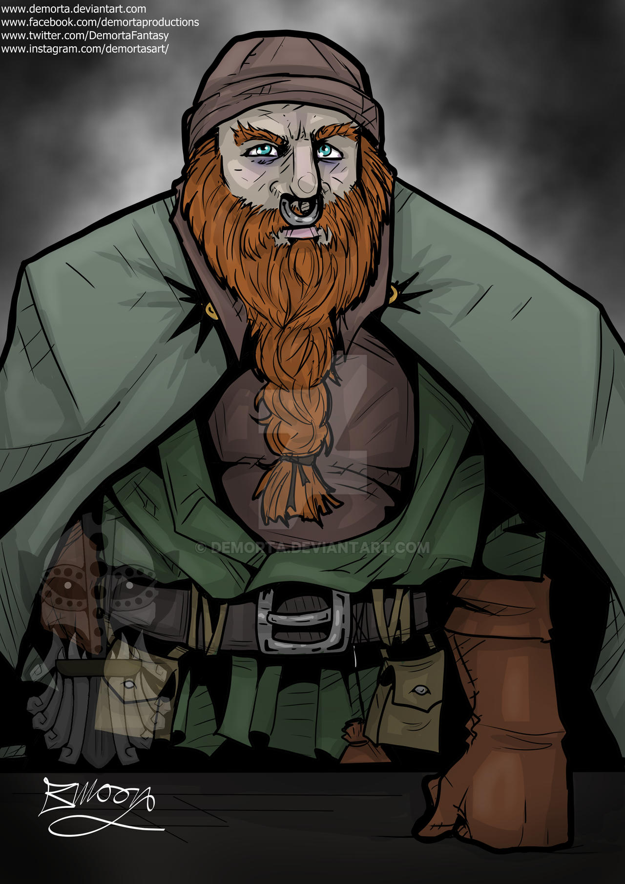 Dwarf Ranger by Demorta on DeviantArt