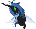 Queen Chrysalis, as drawn aqui. by DragoFlyrr