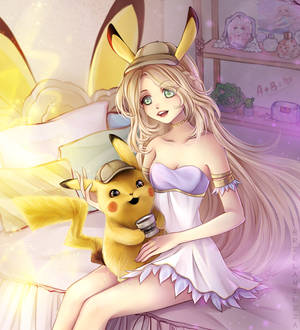 Detective Pikachu with Brillantezza
