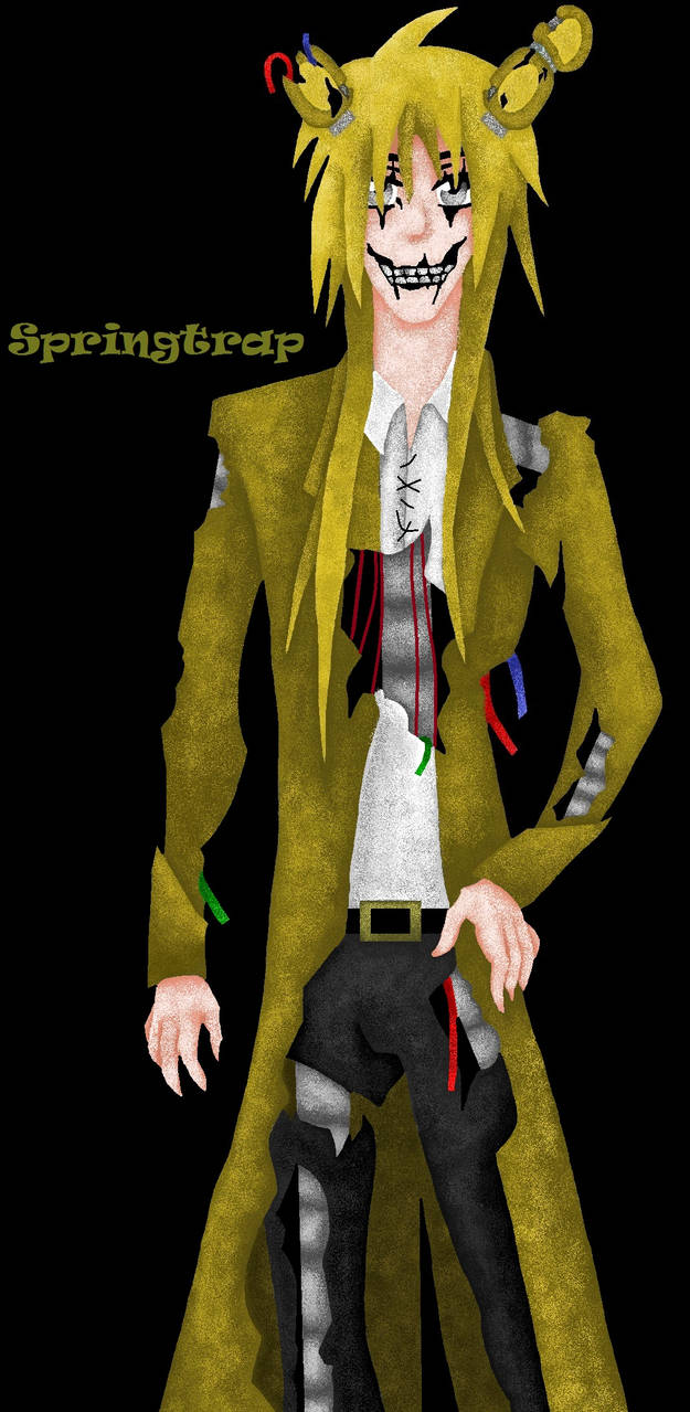 Springtrap Human FNAF 3 Human Springtrap by dramaticalRen123 on DeviantArt