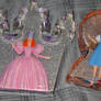 Dorothy and Glinda Glass Statues