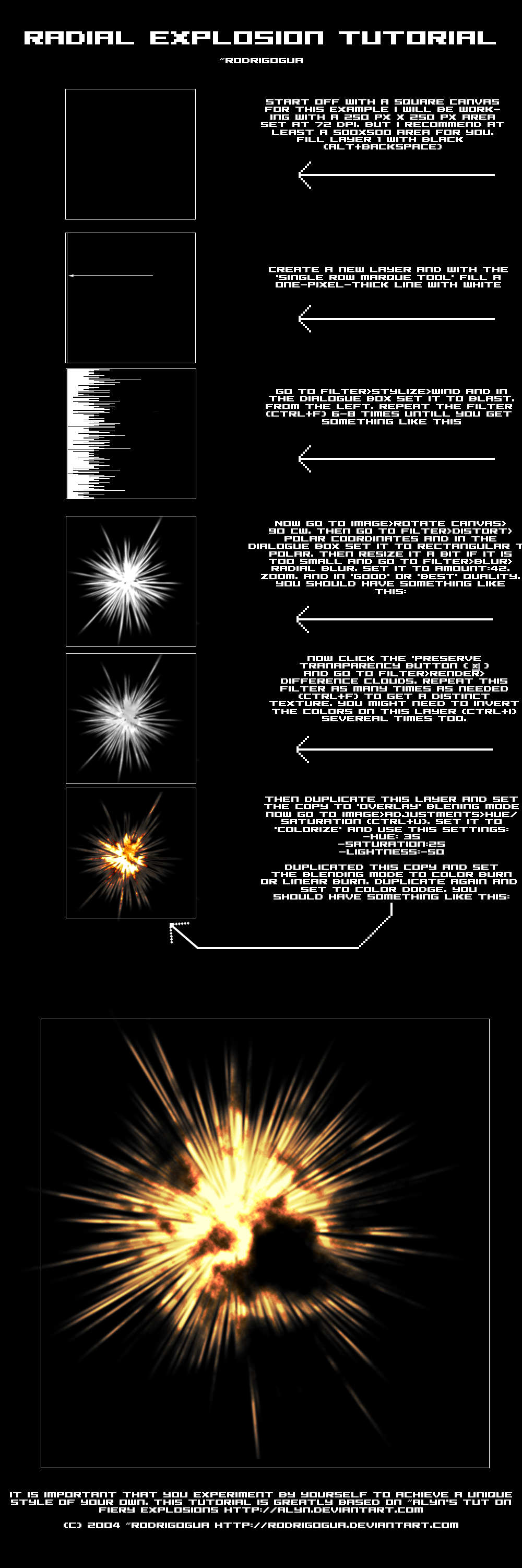 Radial Explosions Tut